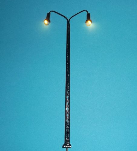 Item Code YL12 - Double Lattice Mast Yard Light with Warm White LEDs